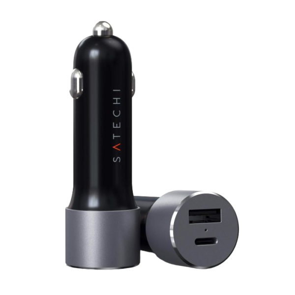Satechi 72W Type-C Auto Punjač – Space Grey