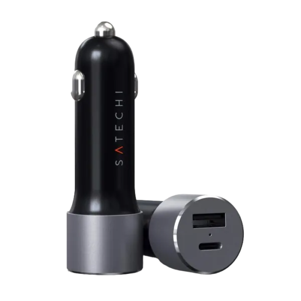 Satechi 72W Type-C Auto Punjač – Space Grey