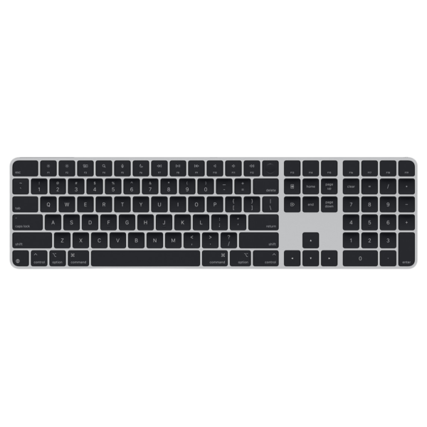 Magic Keyboard (2024) with Touch ID and Numeric Keypad – Black Keys
