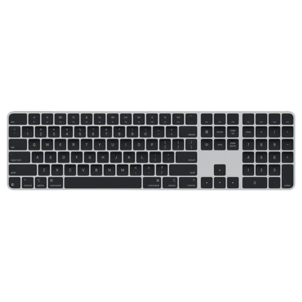 Magic Keyboard (2024) with Touch ID and Numeric Keypad – Black Keys