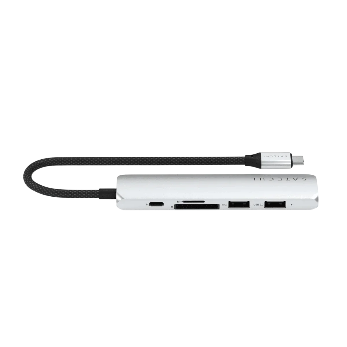 Satechi 6-in-1 USB-C Slim Multiport Adapter - Silver