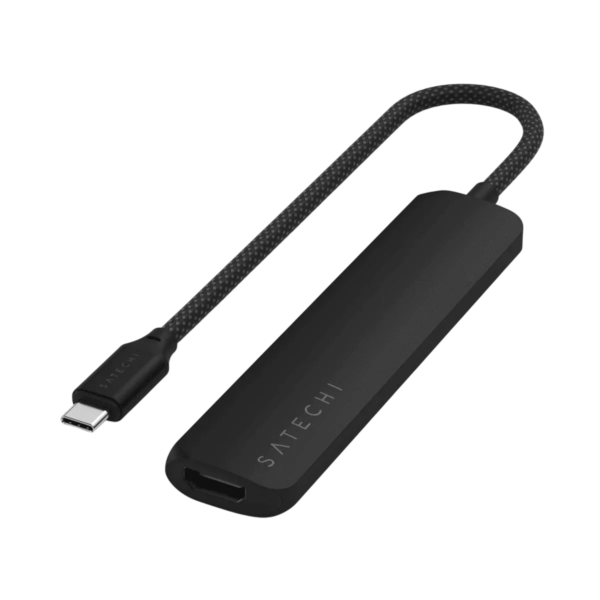 Satechi 6-in-1 USB-C Slim Multiport Adapter – Black