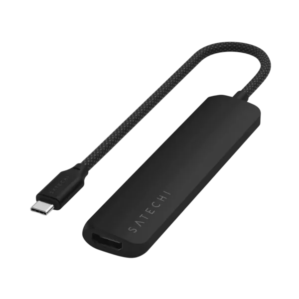 Satechi 6-in-1 USB-C Slim Multiport Adapter – Black