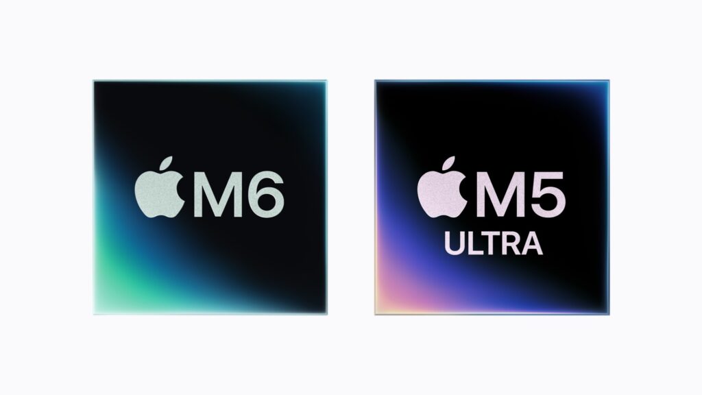 Oznake Apple čipova M6 i M5 Ultra