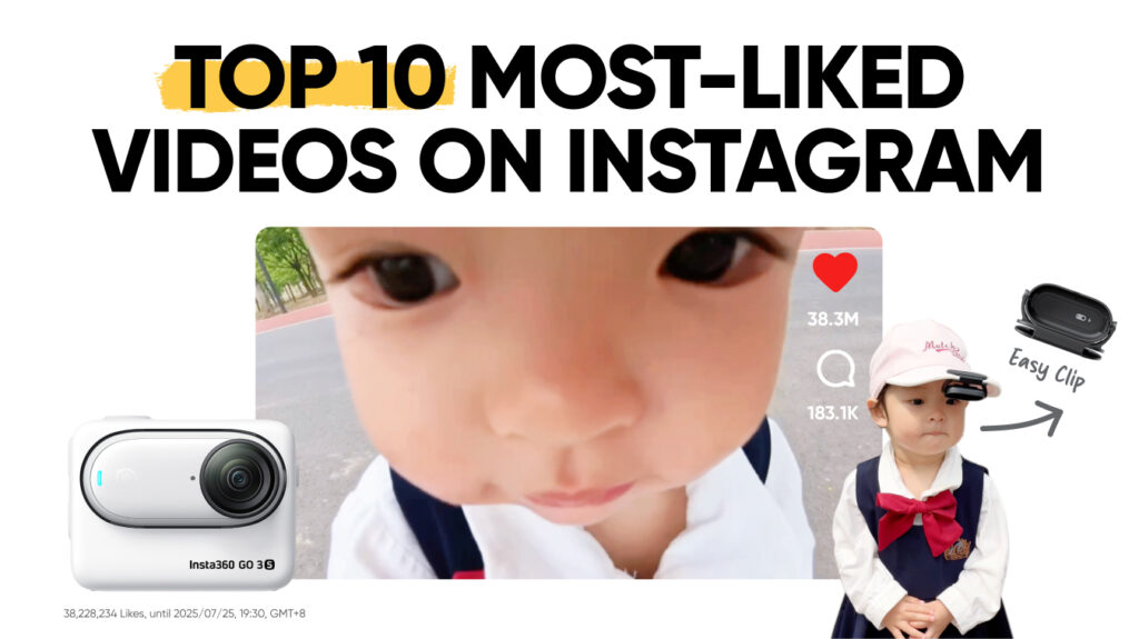 Snimak iz prvog lica napravljen kamerom Insta360 GO 3S