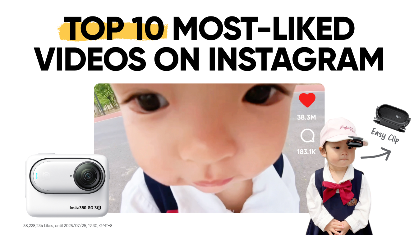 Snimak iz prvog lica napravljen kamerom Insta360 GO 3S