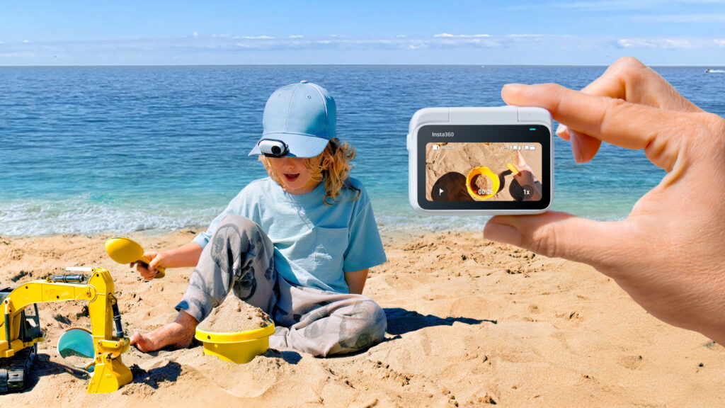 Insta360 GO 3S kamera sa pregledom snimka uživo