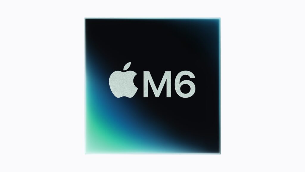 Oznaka Apple čipa M6