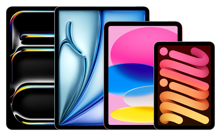 iPad Pro, iPad Air, iPad i iPad mini