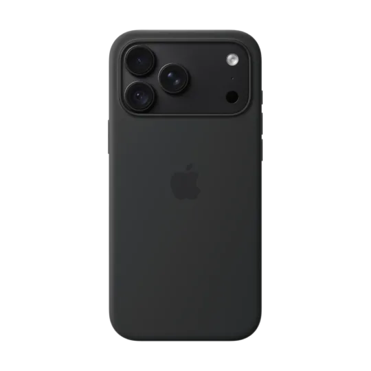 iPhone 18 Pro Max Silicone Case with MagSafe u boji Black