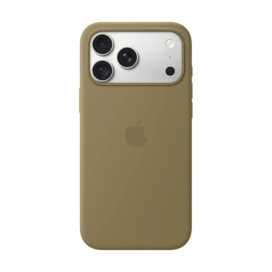 iPhone 18 Pro Max Silicone Case with MagSafe u boji Olive