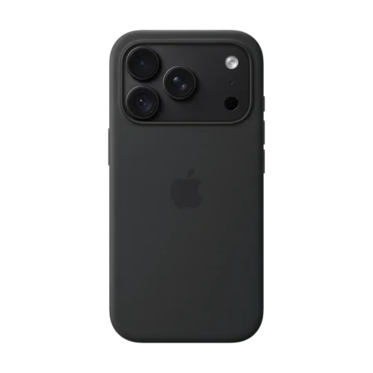 iPhone 18 Pro Silicone Case with MagSafe u boji Black