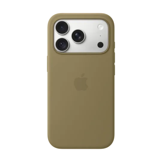 iPhone 18 Pro Silicone Case with MagSafe u boji Olive