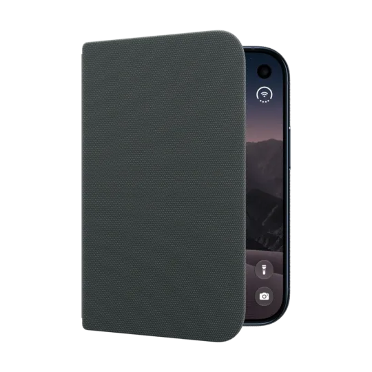 Iphone Duo Folio With Kickstand Navy Blue